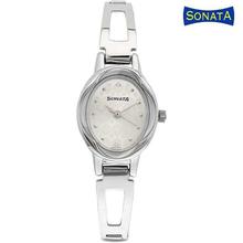 Sonata 8085SM02 Silver Dial Analog Watch For Women - Silver