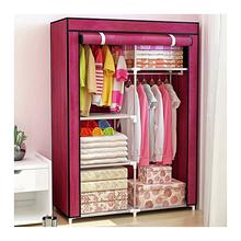 Portable  Closet Wardrobe Cabinet  (Random Color )