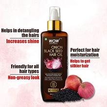 WOW Skin Science Onion Black Seed Hair Oil, 200mL