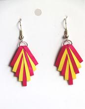 Multicolor Handmade Paper Earrings For Women