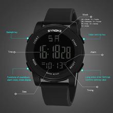 SYNOKE Man Sports Watch Reloj Digital Hombre LED