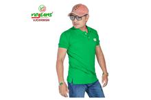 Virjeans Kelly Green Polo Neck Tshirt (VJC 690)