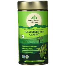 Organic India Classic Tulsi Green Tea, 100 g