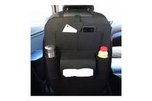 Car Back Seat Organizer Multi Pocket Storage Organizer - black