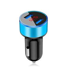 3.1A Dual USB Car Charger With LED Display Universal