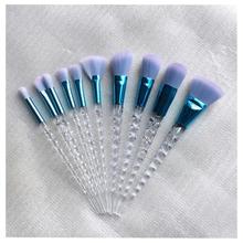 10pcs Unicorn Makeup Brushes Sets Maquiagem Foundation