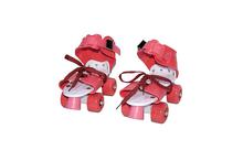 Kids Adjustable Skate Shoes (Red/White)