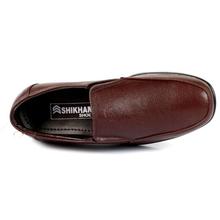 Shikhar Shoes Leather Slip On Formal Shoes For Men (2910)- Black