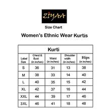 ZIYAA Women's Synthetic a-line Kurta