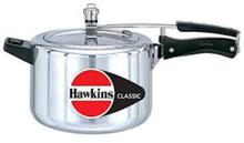 Hawkins Silver Aluminum Classic Pressure Cooker (CL40)- 4 Litre