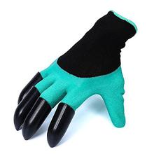 RIANZ Gardening Gloves, Garden Gloves with Right Hand Fingertips ABS