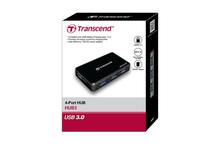 TRANSCEND 4 Port-USB 3.0 HUB3/ With Poser Adapter