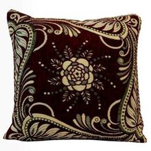 Pack of 5 Maroon Shaneel Floral Cushion Cover