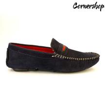 Cornershop Navy Solid Loafer Shoes For Men - (Cskf-8020Nvy)