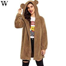 Womail Women Sweatshirt Lovely With Bears Ear Solid Hoodie