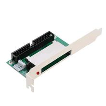 40-Pin IDE to Compact Flash Card CF Adapter Converter PCI Bracket Back Panel Top