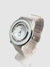 AMERICO Silver White Dialed Watch For women - Silver