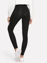 Two Tone Mesh Insert Leggings