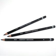 Derwent Sketching Pencils Pack Of 3 (HB/2B/4B). Round Barrel-Thick Core Pencils