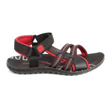 Red/Black Strappy Sandals For Women