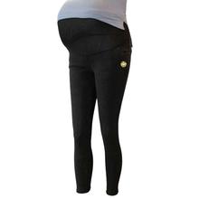 Black Solid Stretchable Jeans Maternity Pant For Women