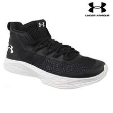Under Armour Black/White Jet Mid Basketball Shoes For Men - 3020623-001