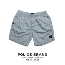 Light Blue Cotton Boxer For Men- BX5