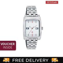 Titan White Dial Tagged Analog Watch For Men - (1591SM01)