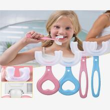 360 Degree U Shaped Silicone Toothbrush For Baby