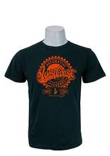 Wosa - Green West Coast Customs Stamp Printed T-shirt For Men