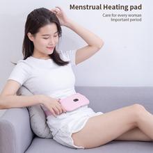Waist Belt Menstrual Heating Pad with Massager Adjustable Temperature Pain Relief