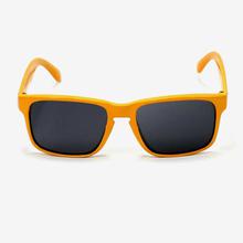 Black Lens Rectangle Shaped Sunglasses For Kids - Yellow