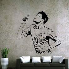 Neymar da Silva Brazil Football Player  Art Mura Wall Stickers