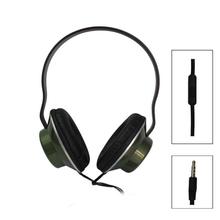 AZ-97 Black/Green Wired Stereo Hifi Over-the-Ear Headphones