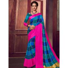 Stylee Lifestyle Blue Banarasi Silk Woven Saree (1830)