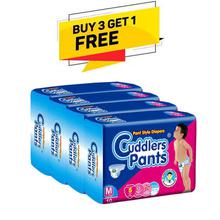 Cuddlers Common Pack Medium Diaper 10 Pcs (Buy 3 Get 1 Free)