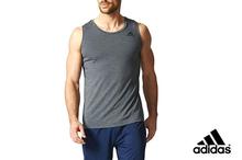 Adidas Prime Training Tank Top For Men - Dark Grey Heather