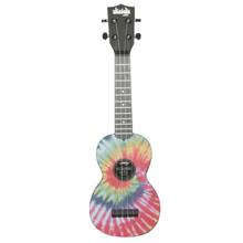 Kala Black Ukadelic Makala Soprano Ukulele With Bag - (KA-SE-SKULLS)