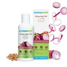 Mamaearth Onion Hair Oil For  Hair Fall Control With Redensyl, 150Ml