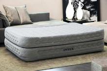 Intex Grey Double Inflatable Mattress Double Air Bed - 64464