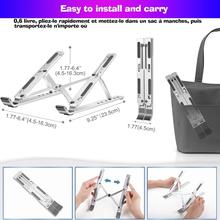 COTECI Adjustable Aluminum Laptop Stand for MacBook Lenovo HP Dell More 10-15.6 Inch Notebook