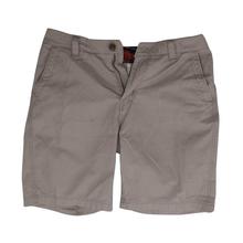 Beige Solid Shorts For Men