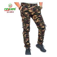 Virjeans Mens Combat Box Joggers Pant -mix Green(VJC 668)