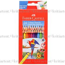 Faber-Castell Triangular Colour Pencils - Pack of 24