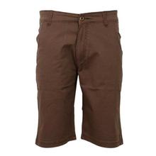 Brown Cotton 3/4th Shorts For Men