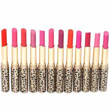 12pcs Colors Leopard Lipstick Lip Gloss Long Lasting Cosmetic Makeup