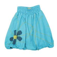 Floral Balloon Skirt For Girls (CSK3004) - Turquoise