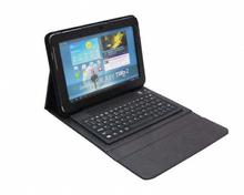 Bluetooth Keyboard PU Leather Case With Stand For Samsung Galaxy P3100