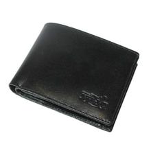 Sky Pak Black Leather Wallet For Men - (SPLW-9004)