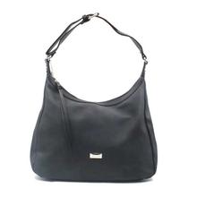 David Jones Black Textured Zippered Handbag For Women